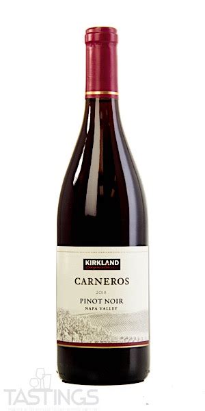 Kirkland Signature 2018 Pinot Noir Carneros Usa Wine Review Tastings