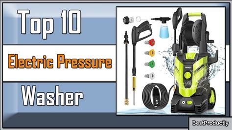 The Top 10 Electric Pressure Washer Is Shown In This Advertizer Which