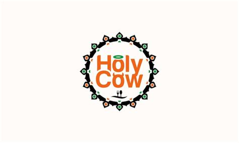 Premium Vector Logo For A Restaurant Called Holy Cow