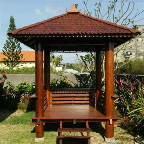 Gazebo Taman Kayu Minimalis Furniture Jepara Dan Mebel Jepara Asli