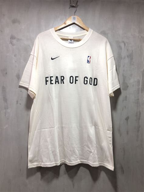 Fear Of God X Nike Warm Up T Shirt Sail Aftermarket