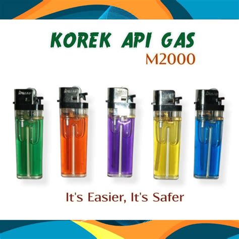 Jual Korek Api Gas M Warna Pemantik Api Disposable Lighter Sni