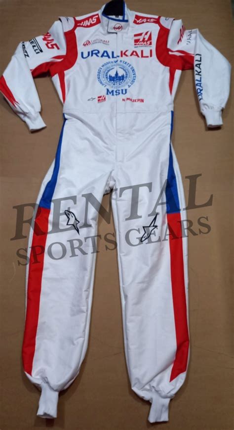 Nikita Mazepin 2021 Haas Race Suit British Gp F1 Replica Race Suit