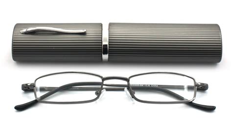 Eye Zoom Ultra Slim Compact Tube Reading Glasses With Lightweight