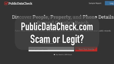 PublicDataCheck Review Legit Or Another Scam Even Insight