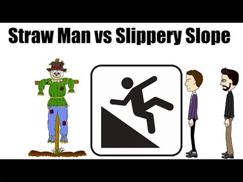 Straw Man Vs Slippery Slope Fallacy Explained With Examples YouTube