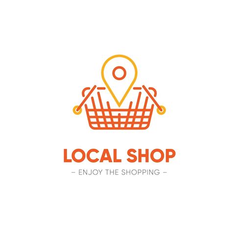 Free Vector | Supermarket logo template concept