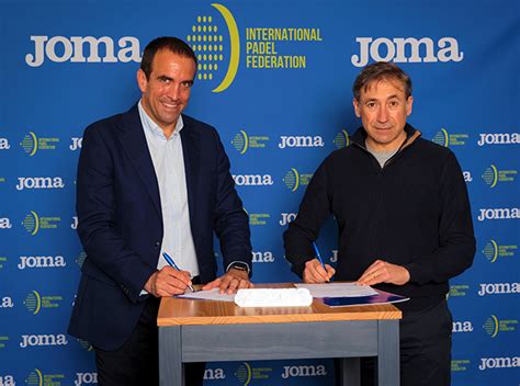 Joma Is The New Sponsor For International Paddel Federation Joma World