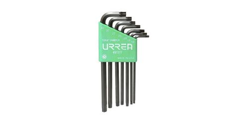 Juego Llaves Hexagonales Torx 7 Pzas Rack Tam Urrea 4972Tt URREA