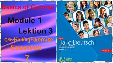 German Language Textbook Workbook The Creator Basic Exercise