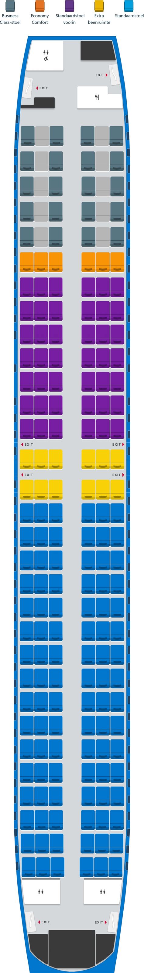 Boeing 737 800 Seating Plan Klm