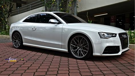 Audi Rs5 White Black Rims