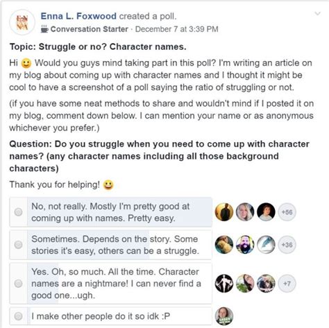 Writing Fiction: How to come up with character names – FOXWOOD FOREST