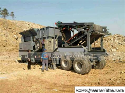 Mobile Rock Crusher Jxsc Machine