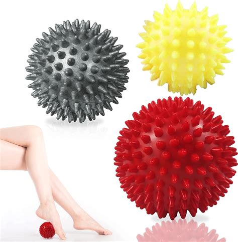 Igelball Massageball Er Set Verschiedenen H Rtegraden Noppenball Ball