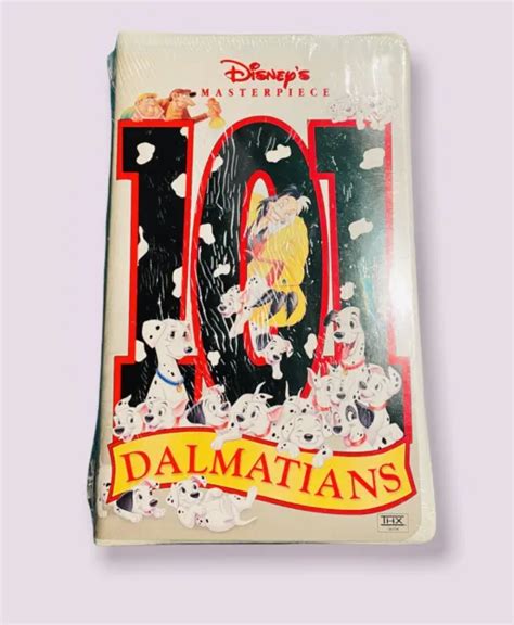 DISNEY MASTERPIECE VHS 101 Dalmatians NEW FACTORY SEALED Clam Shell