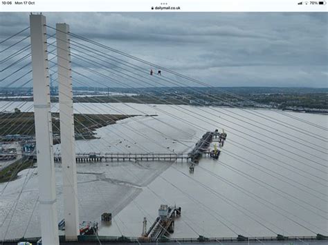 Protesters on the QE II Bridge | Gransnet