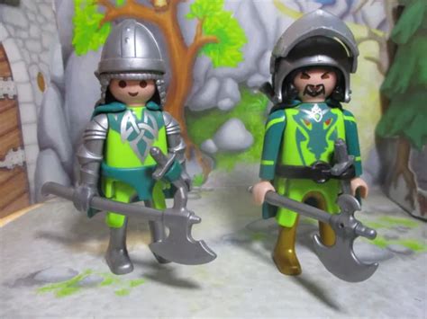 Playmobil Chevaliers Du Dragon Vert Eur Picclick Fr