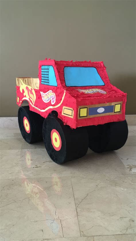 Pi Ata Hot Wheels Fiestas Infantiles De Cars Pi Atas Fiesta