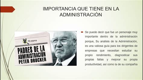 Padre De La Administracion Peter Ferdinand Drucker Youtube