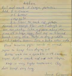an old handwritten note with writing on it that says leese and i mean 5 ...