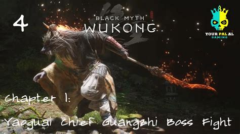 Chapter 1 Yaoguai Chief Guangzhi Boss Fight Black Myth Wukong YouTube