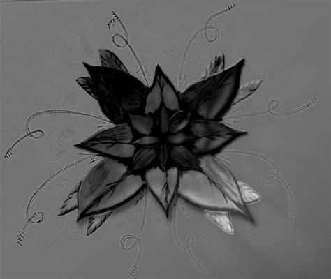 Dark Flower Digital Art by Ironrick Arts | Pixels