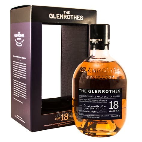 Glenrothes 18 Year Old Speyside Single Malt Scotch 70cl 43 Abv