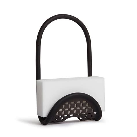 Porte Ponge Cuisine Flexible Pour Vier Noir