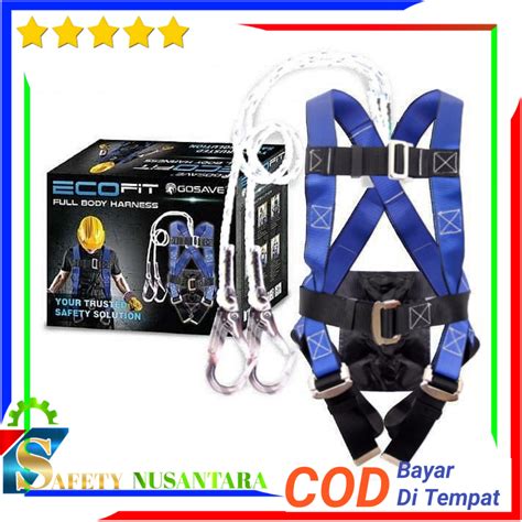 Jual Safety Harness Full Body Harness Double Hook GOSAVE Ecofit