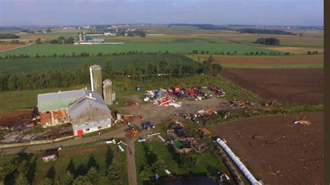 Environment Canada Says Tornado With 180 Km Hr Wind Speeds Hit