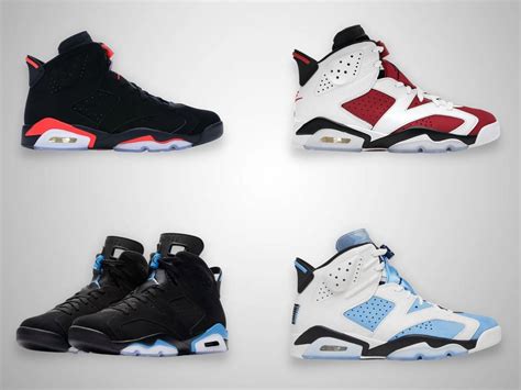 Jordans 6s Carmine Blue