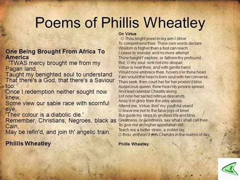 😀 Phillis wheatley poems analysis. Poem Analysis. 2019-02-28