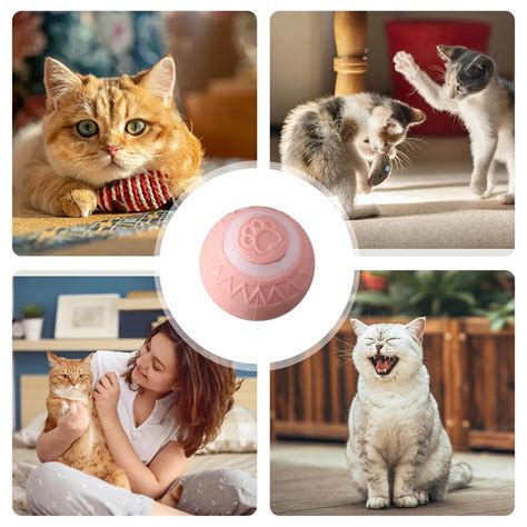 Rotating Toy Motion Interactive Cat Toy Automatic Rolling Dog With