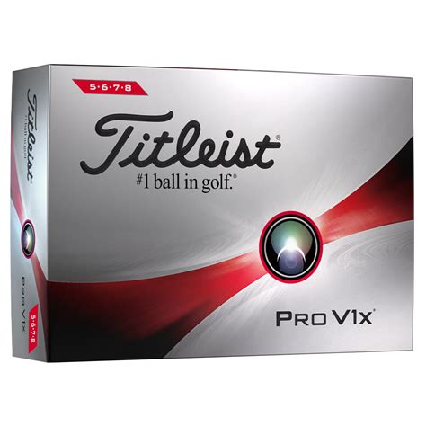 Titleist Pro V1x 2023 High Numbers Golf Balls | Snainton Golf