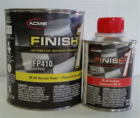 Sherwin Williams Finish1 Fp 410 Quart Kit 2k Hs Urethane Primer Auto P