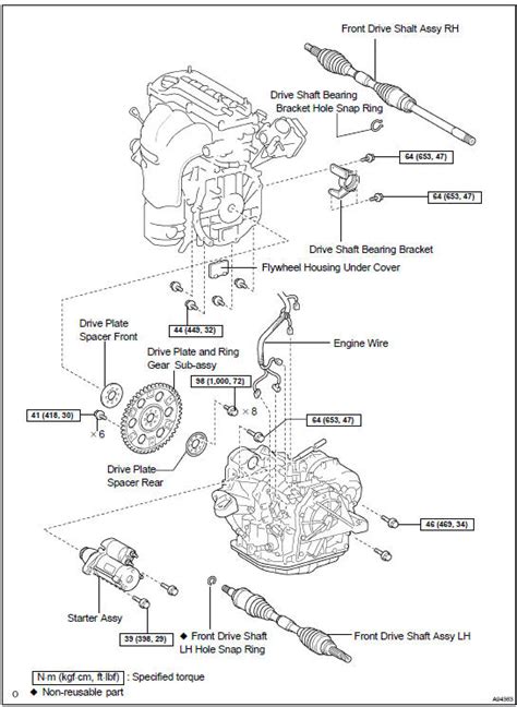 Toyota Highlander Service Manual Components Partial Engine ASSY 2AZ