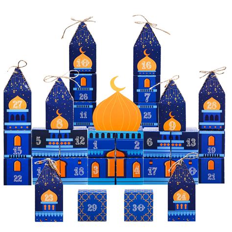 Buy Ramadan Advent Decorations Days Diy Eid Mubarak Countdown