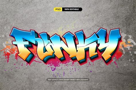 Premium Psd Graffiti Text Effect Editable