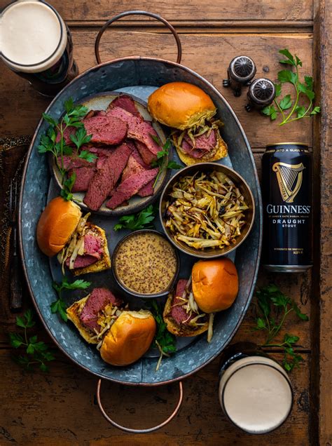 Guinness-Braised Corned Beef & Cabbage Sliders - Dennis Prescott