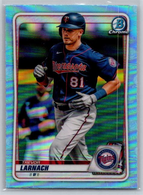 2020 Bowman Chrome BDC 102 Trevor Larnach Sky Blue Refractor EBay