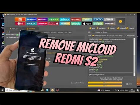 Remove Akun Micloud Xiaomi Redmi S2 Via Unlocktool YouTube