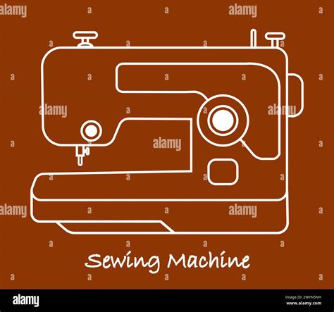 Sewing Machine Logo Vector Illustration Design Stock Vector Image And Art