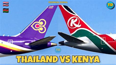 Thai Airways Vs Kenya Airways Comparison 2022 🇹🇭 Vs 🇰🇪 Youtube