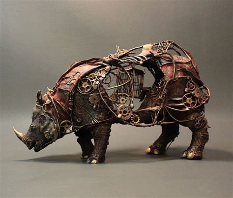 Sculptor Merges Animals And Plants In Otherworldly Sculptures | Bored Panda