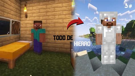 Haciendo La Armadura De Hierro Minecraft 3 IKOL YouTube