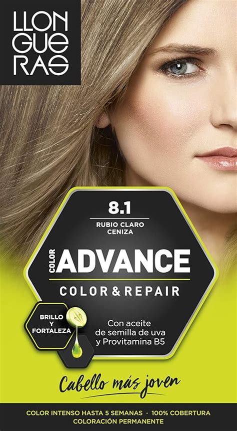 Llongueras Color Advance Rubio Claro Ceniza Teinte Amazon Fr