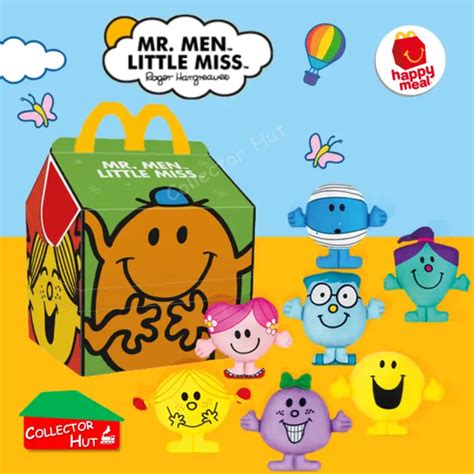 Mcdonalds Happy Meal Mr Men Little Miss Toys Mr Noisy And Mr