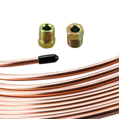 Copper Nickel Brake Line Tubing Kit 3 16 Od 25 Ft Coil Roll Cn3 Tube US