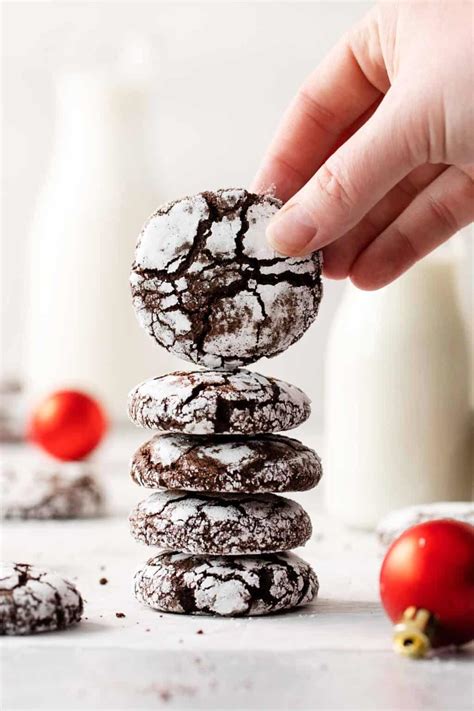 Gluten Free Chocolate Crinkle Cookies Meaningful Eats